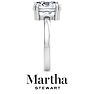 Martha Stewart 3 Carat Oval Shape Lab Grown Diamond Solitaire Engagement Ring In 14K White Gold Image-9