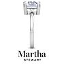 Martha Stewart 3 Carat Princess Cut Lab Grown Diamond Solitaire Engagement Ring In 14K White Gold Image-10