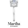 Martha Stewart 5 Carat Cushion Cut Lab Grown Diamond Solitaire Engagement Ring In 14K White Gold Image-10
