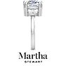 Martha Stewart 5 Carat Cushion Cut Lab Grown Diamond Solitaire Engagement Ring In 14K White Gold Image-9