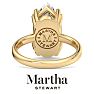Martha Stewart 5 Carat Marquise Shape Lab Grown Diamond Solitaire Engagement Ring In 14K Yellow Gold Image-2