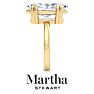 Martha Stewart 5 Carat Marquise Shape Lab Grown Diamond Solitaire Engagement Ring In 14K Yellow Gold Image-9
