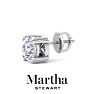 Martha Stewart 2 Carat Lab Grown Diamond Stud Earrings In 14 Karat White Gold Image-8