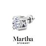 Martha Stewart 5 Carat Lab Grown Diamond Stud Earrings In 14 Karat White Gold Image-8