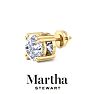 Martha Stewart 5 Carat Lab Grown Diamond Stud Earrings In 14 Karat Yellow Gold Image-8