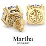 Martha Stewart 10 Carat Lab Grown Diamond Stud Earrings In 14 Karat Yellow Gold Image-2