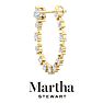 Martha Stewart 3 Carat Lab Grown Diamond Hoop Earrings In 14 Karat Yellow Gold Image-6