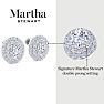 Martha Stewart 4 Carat Pear Shape Lab Grown Diamond Halo Stud Earrings In 14 Karat Yellow Gold Image-3