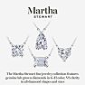 Martha Stewart 3 Carat Round Shape Lab Grown Diamond Solitaire Necklace In 14K White Gold Image-7