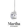 Martha Stewart 2 Carat Heart Shape Lab Grown Diamond Solitaire Necklace In 14K White Gold Image-9