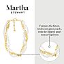 Martha Stewart Three Twisted Strand Pearl and Chain Necklace In Gold, Long Image-2