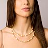 Martha Stewart Two Strand Pearl and Gold Ball Necklace, 20 Inches Image-7