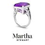 Martha Stewart 10 1/4 Carat Emerald Cut Amethyst and Lab Grown Diamond Ring In Sterling Silver Image-8