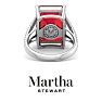 Martha Stewart 10 1/4 Carat Emerald Cut Ruby and Lab Grown Diamond Ring In Sterling Silver Image-10