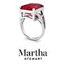 Martha Stewart 10 1/4 Carat Emerald Cut Ruby and Lab Grown Diamond Ring In Sterling Silver Image-8