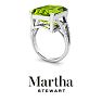 Martha Stewart 10 1/4 Carat Emerald Cut Peridot and Lab Grown Diamond Ring In Sterling Silver Image-8