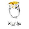 Martha Stewart 10 1/4 Carat Emerald Cut Citrine and Lab Grown Diamond Ring In Sterling Silver Image-8