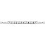 1 Carat Lab Grown Diamond Paperclip Link Bracelet In Sterling Silver, 7 Inches Image-2