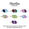 Martha Stewart 2 Carat Blue Topaz and Pink Sapphire Two Stone Ring In Sterling Silver Image-5