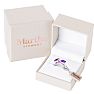 Martha Stewart 4 1/2 Carat Pink Sapphire and Amethyst Two Stone Ring In Sterling Silver Image-5