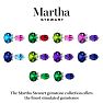 Martha Stewart 3 3/4 Carat Emerald and Sapphire Two Stone Ring In Sterling Silver Image-6