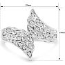Natural 1/3 Carat Diamond Wing Ring Image-4