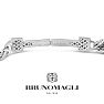 Bruno Magli Mens Pietro 1/2 Carat Lab Grown Diamond Bracelet In Sterling Silver, 8 Inches Image-6