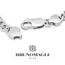 Bruno Magli Mens Pietro 1/2 Carat Lab Grown Diamond Bracelet In Sterling Silver, 8 Inches Image-8