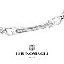 Bruno Magli Mens Daniele 1/3 Carat Lab Grown Diamond Bracelet In Sterling Silver, 8 Inches Image-5
