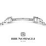 Bruno Magli Mens Emanuele 1/3 Carat Lab Grown Diamond Bracelet In Sterling Silver, 8 Inches Image-6