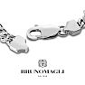 Bruno Magli Mens Giuseppe 1 1/2 Carat Lab Grown Diamond Bracelet In Sterling Silver, 8 Inches Image-7