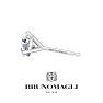 Bruno Magli Mens 3/4 Carat Lab Grown Diamond Martini Stud Earring In Sterling Silver Image-8