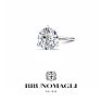 Bruno Magli Mens 1 1/2 Carat Lab Grown Diamond Martini Stud Earring In Sterling Silver Image-1