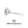 Bruno Magli Mens 1 1/2 Carat Lab Grown Diamond Martini Stud Earring In Sterling Silver Image-8