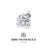Bruno Magli Mens 2 Carat Lab Grown Diamond Martini Stud Earring In Sterling Silver Image-7