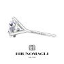Bruno Magli Mens 3 Carat Lab Grown Diamond Martini Stud Earring In Sterling Silver Image-8