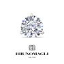 Bruno Magli Mens 4 Carat Lab Grown Diamond Martini Stud Earring In Sterling Silver Image-6