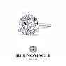 Bruno Magli Mens 5 Carat Lab Grown Diamond Martini Stud Earring In Sterling Silver Image-1