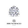 Bruno Magli Mens 5 Carat Lab Grown Diamond Martini Stud Earring In Sterling Silver Image-6