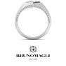 Bruno Magli Mens 1 1/2 Carat Princess Cut Lab Grown Diamond Ring In Sterling Silver Image-6