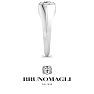 Bruno Magli Mens 1 Carat Round Shape Lab Grown Diamond Solitaire Ring In Sterling Silver Image-8