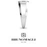 Bruno Magli Mens 1 Carat Emerald Cut Lab Grown Diamond Solitaire Ring In Sterling Silver Image-8