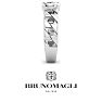 Bruno Magli Mens 1 Carat Round Shape Lab Grown Diamond Bezel Set Solitaire Ring In Sterling Silver Image-8