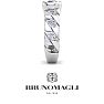 Bruno Magli Mens 3 Carat Round Shape Lab Grown Diamond Bezel Set Solitaire Ring In Sterling Silver Image-8