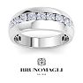 Bruno Magli Mens 1 Carat Classic Lab Grown Diamond Ring In Sterling Silver Image-1