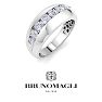 Bruno Magli Mens 1 Carat Classic Lab Grown Diamond Ring In Sterling Silver Image-5