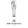 Bruno Magli Mens 1 Carat Classic Lab Grown Diamond Ring In Sterling Silver Image-8