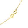 1/4 Carat Citrine Solitaire Necklace In Yellow Gold With Free Chain Image-5