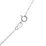 1/2 Carat Citrine Solitaire Necklace In White Gold With Free Chain Image-5