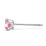 1/4 Carat Pink Topaz Stud Earrings In White Gold Image-4